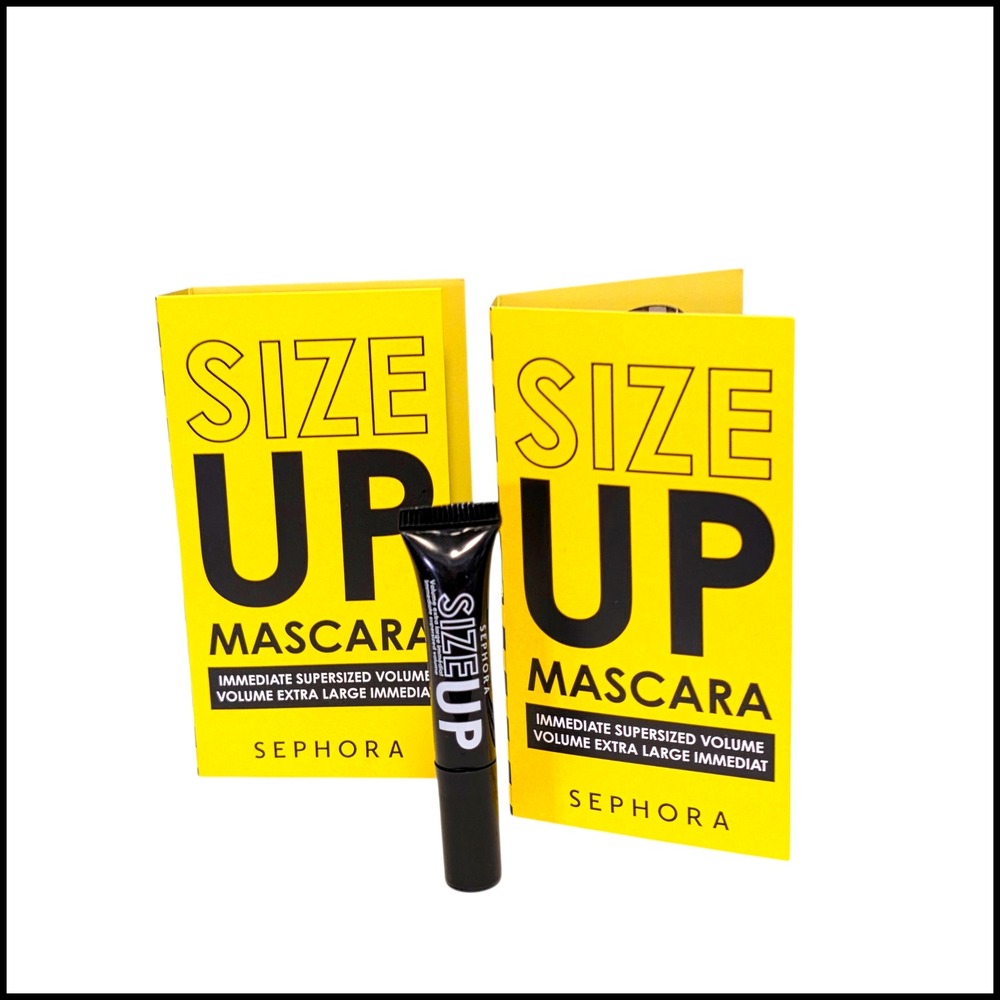 2 x Sephora Size Up Mascara Ultra Black Immediate Supersized Volume Mini